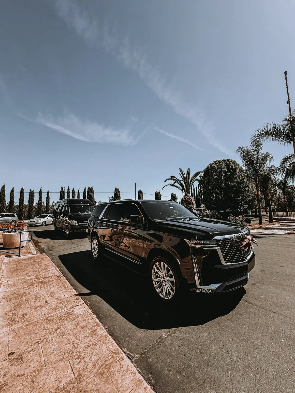 Fleet of vehicles staged for a Sacramento event program