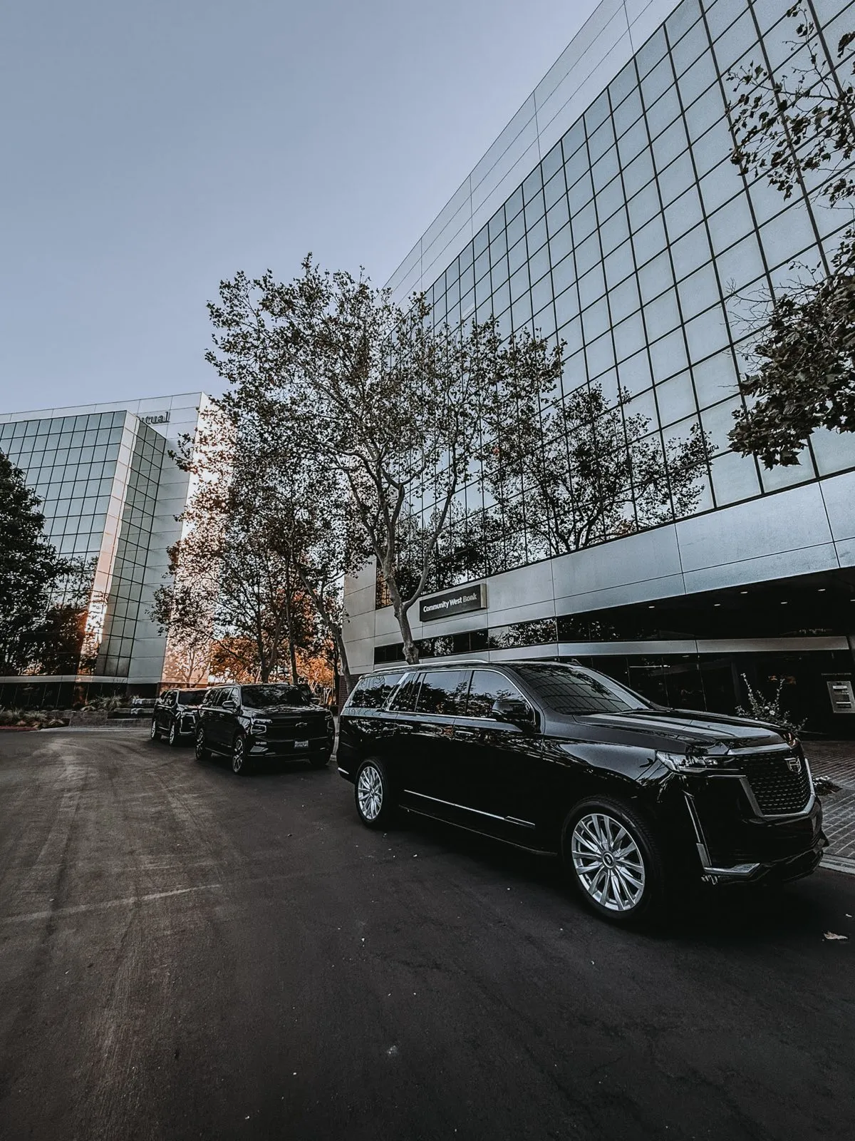 Executive car service in Sacramento waiting for a principal